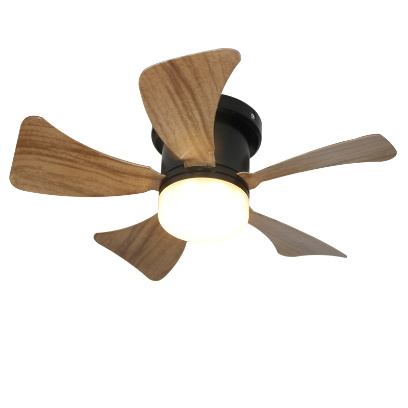 Mini Fan Light Surface Mounted Wood