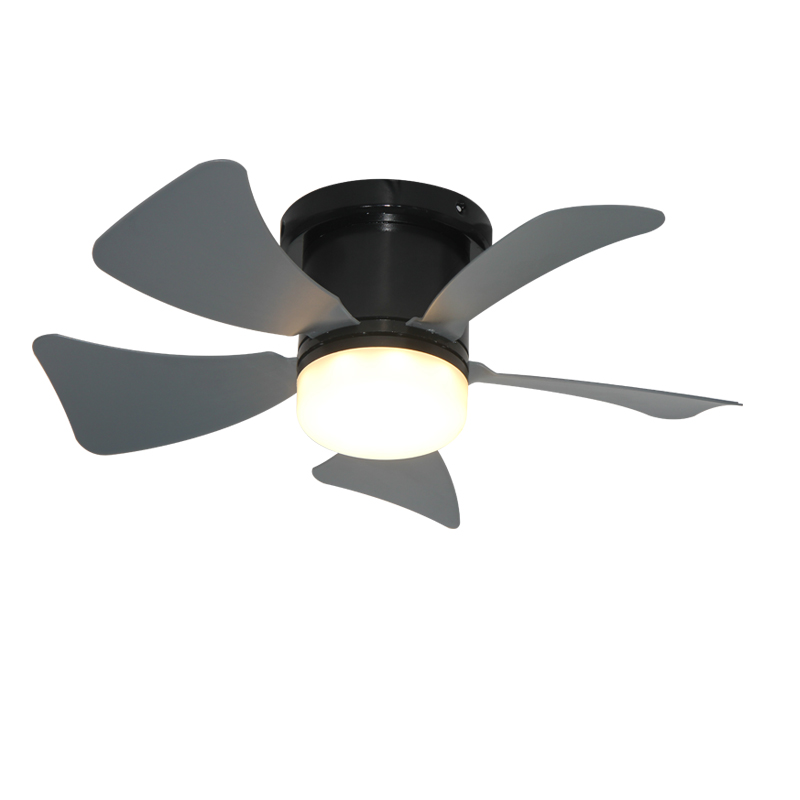 Mini Fan Light Surface Mounted Black+Grey