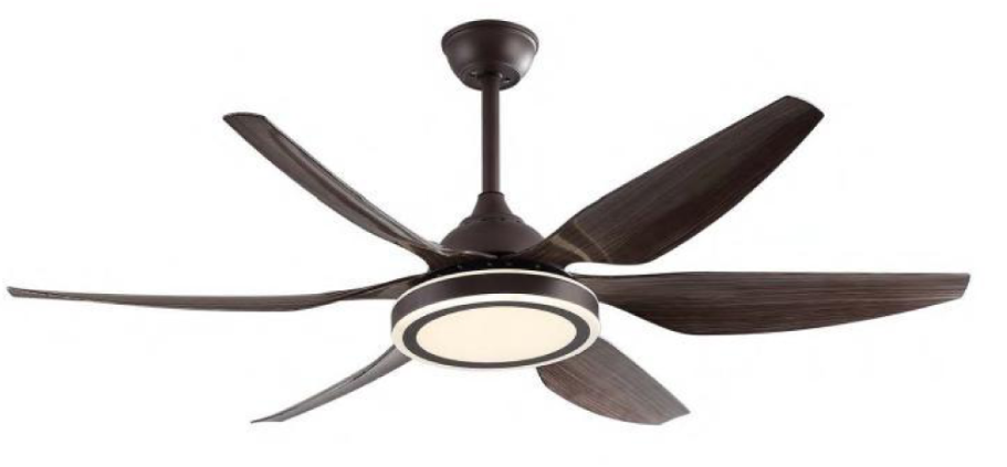 54”/66”/72” Cost-effective Coffee+Wood Texture Light Fan