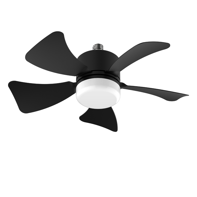 Socket Mini Fan Light Black